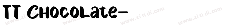 TT Chocolate字体转换